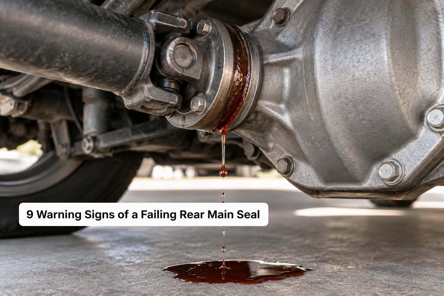 9 Warning Signs of a Failing Rear Main Seal