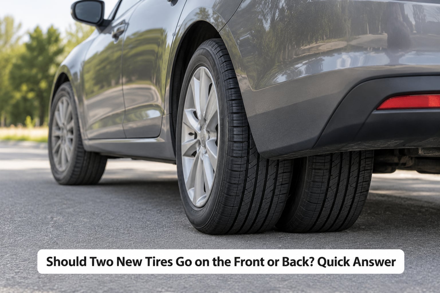 Should Two New Tires Go on the Front or Back? Quick Answer
