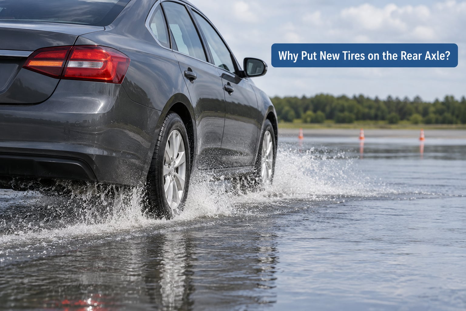 Why Put New Tires on the Rear Axle?
