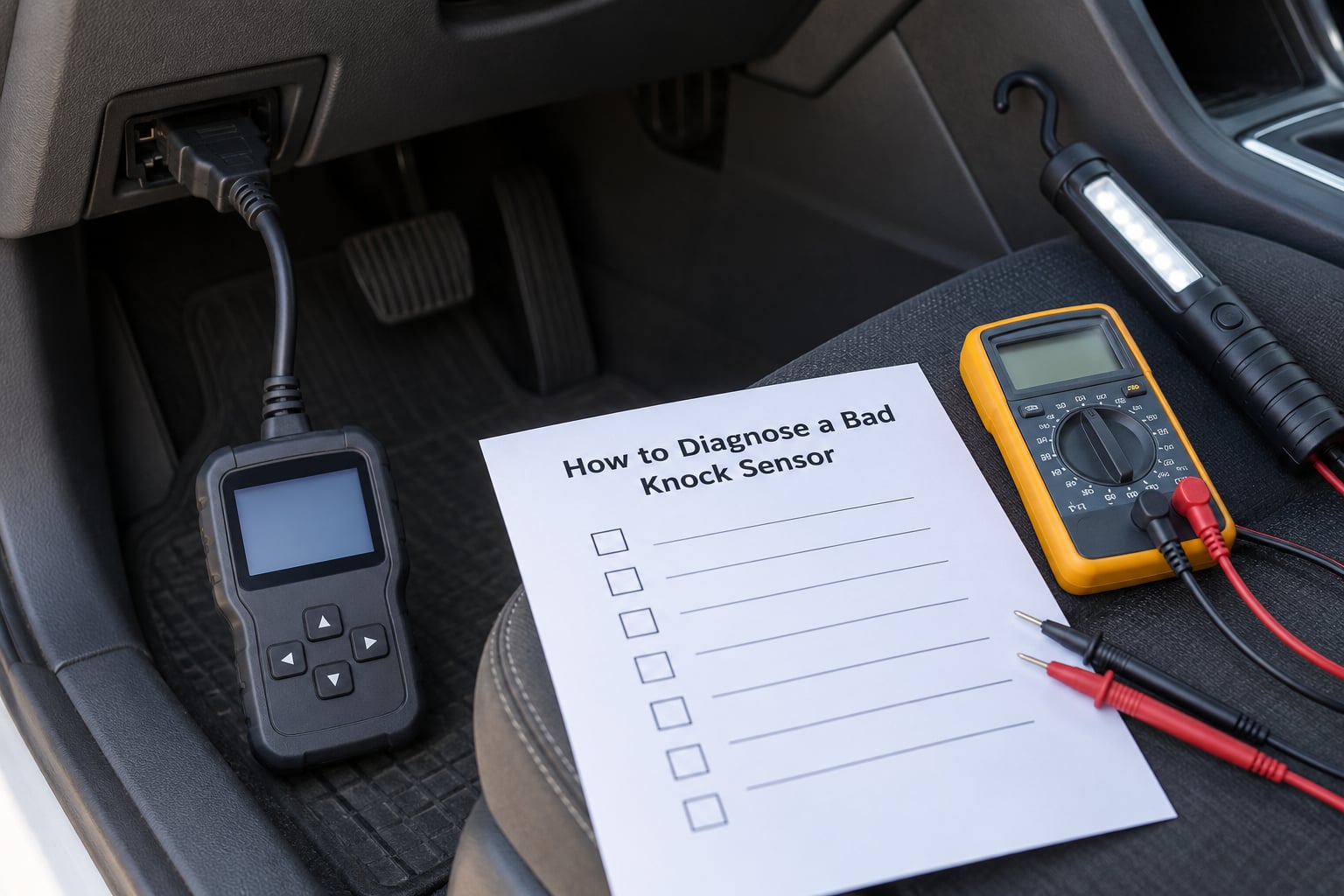 How to Diagnose a Bad Knock Sensor