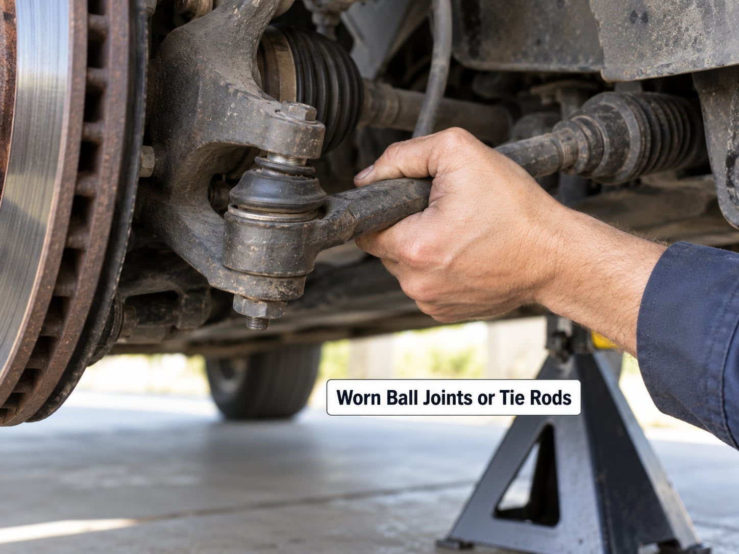 Worn Ball Joints or Tie Rods