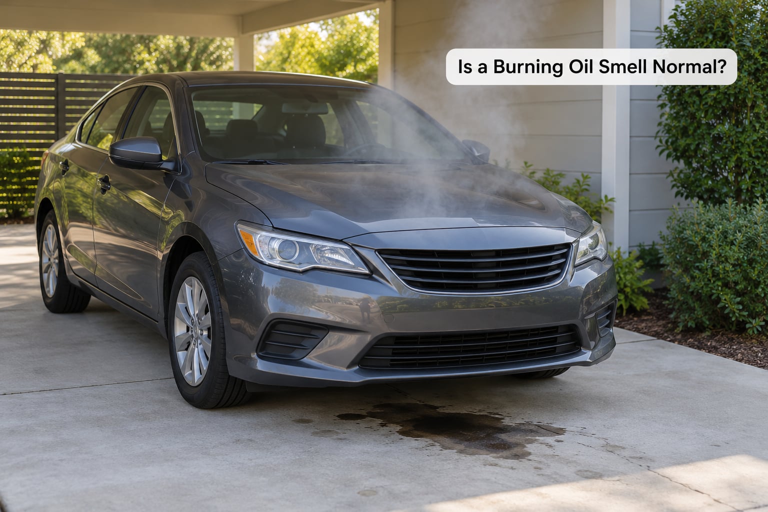 Is a Burning Oil Smell Normal?